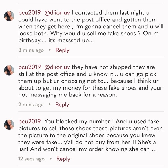 DO NOT BUY FROM THIS POSHER !! - Picture 5 of 11